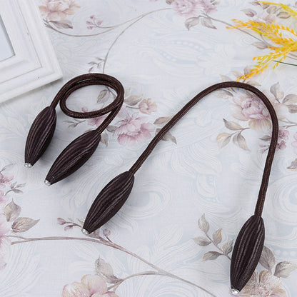 ELECTROPRIME Fashion Adornments Creative Curtain Tie Rope(Coffee)