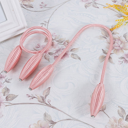 ELECTROPRIME Fashion Adornments Creative Curtain Tie Rope(Pink)