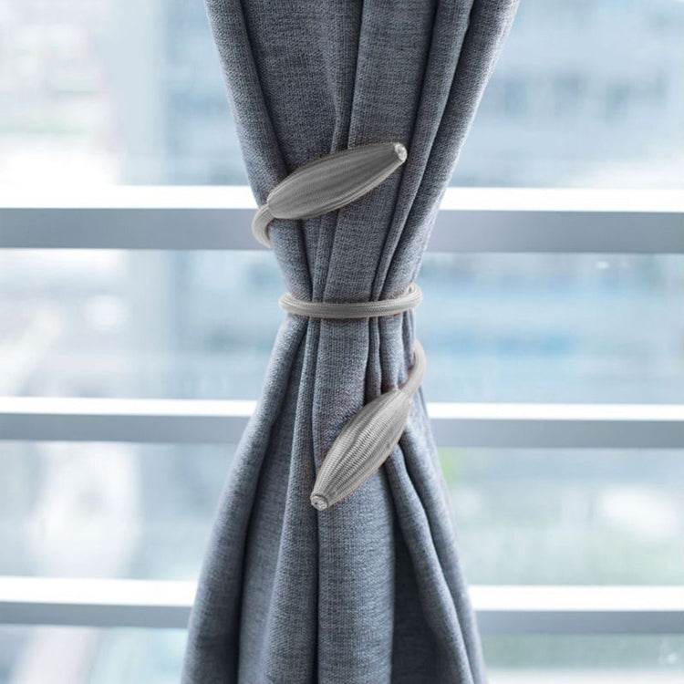 ELECTROPRIME Fashion Adornments Creative Curtain Tie Rope(Grey)