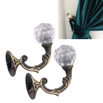 ELECTROPRIME Retro Water Wafer Head Barb Curtain Decorative Wall Hook(Bronze)