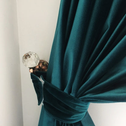 ELECTROPRIME Retro Water Wafer Head Barb Curtain Decorative Wall Hook(Gold)
