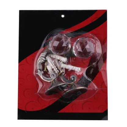 ELECTROPRIME Retro Water Wafer Head Barb Curtain Decorative Wall Hook(Purplish Red)