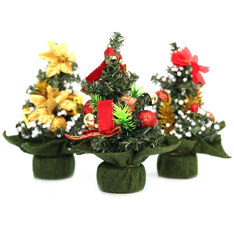 ELECTROPRIME Mini Christmas Trees Xmas Decorations, Size: 20 * 18cm
