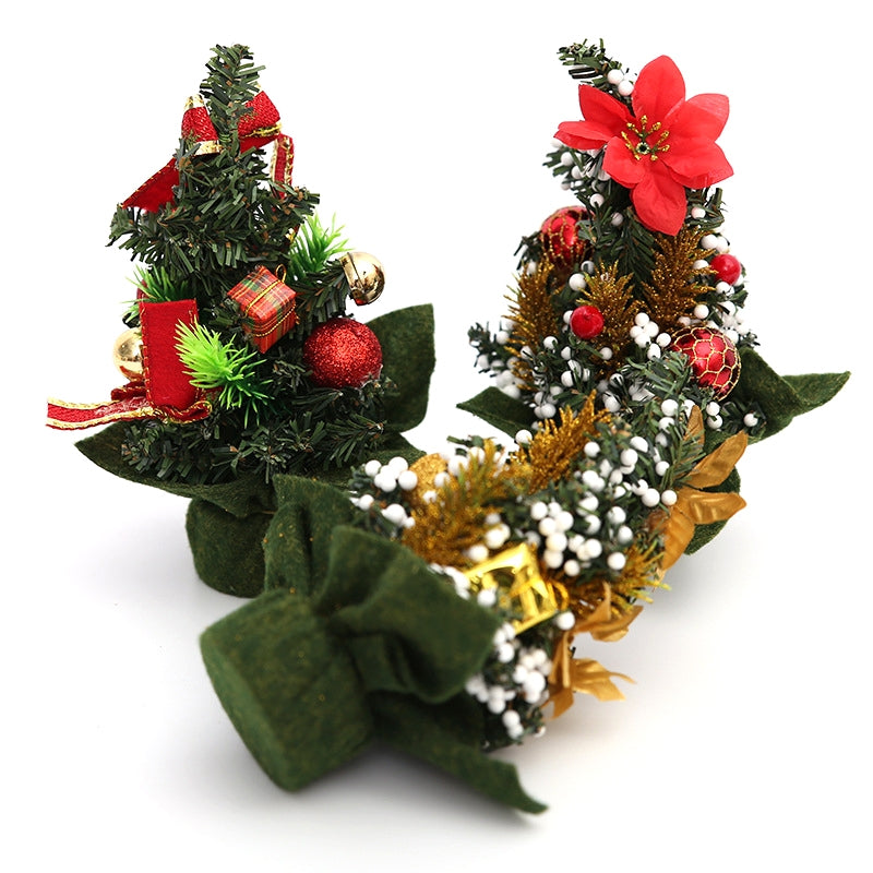 ELECTROPRIME Mini Christmas Trees Xmas Decorations, Size: 20 * 18cm