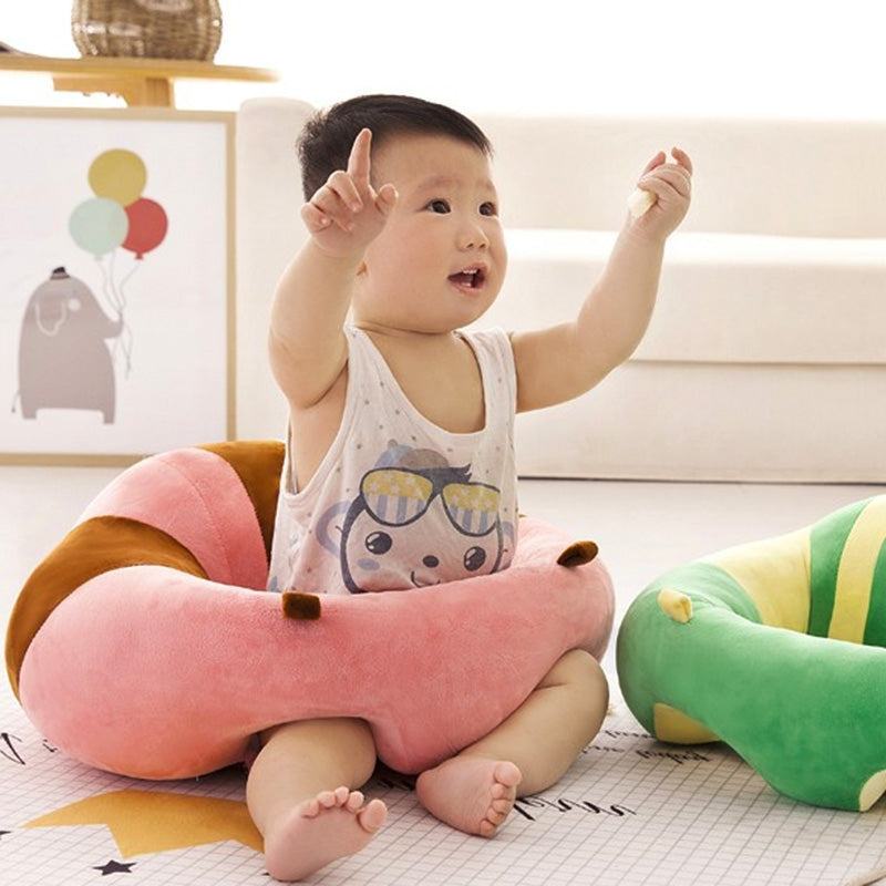ELECTROPRIME The Baby Learn Sit Chair Portable Dining Chair Plush Sofa