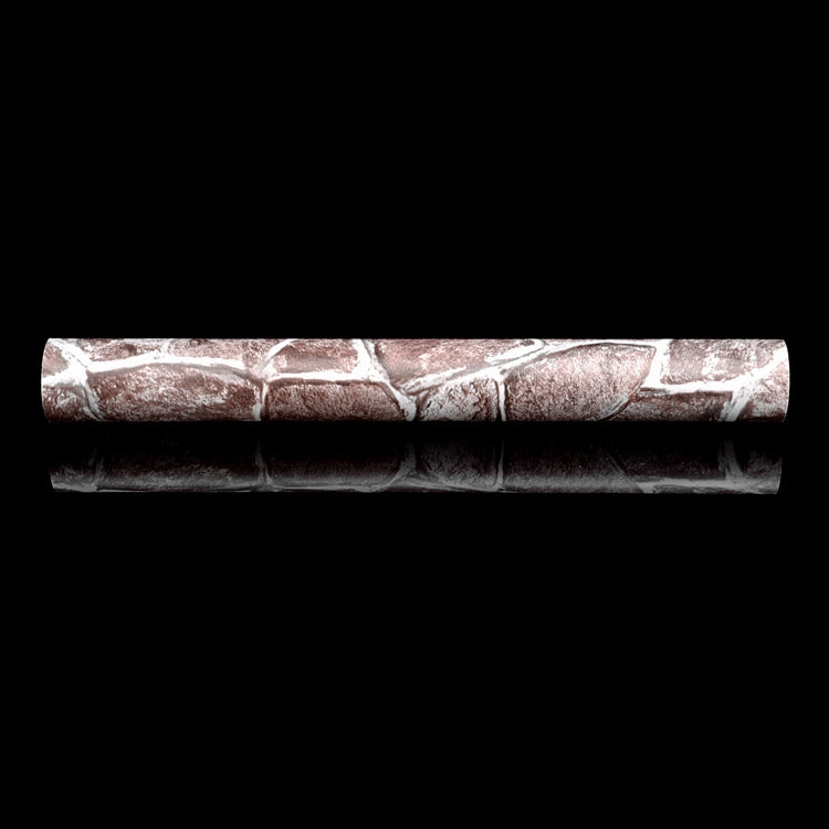 ELECTROPRIME Fort Brick Creative 3D Stone Brick Decoration Wallpaper Stickers Bedroom Living Room Wall Waterproof Wallpaper Roll, Size: 45 x 1000cm