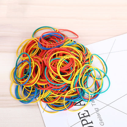 ELECTROPRIME Assorted Color Sturdy Stretchable Elastic Rubber Bands School Office Supplies Stationery, 1KG Per Bag