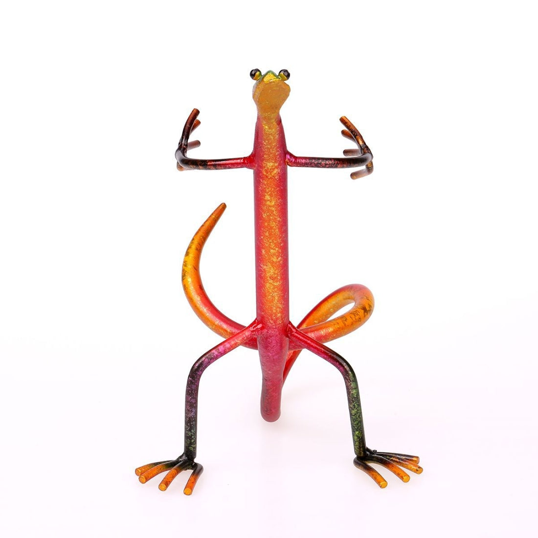 ELECTROPRIME Gecko Wine Holder Wine Shelf Metal Sculpture Practical Home decoration Interior Crafts