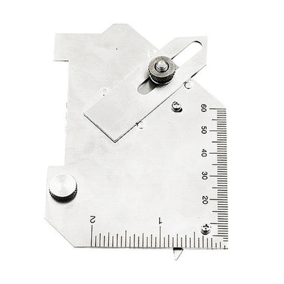 ELECTROPRIME MG-8 Cam-type Stainless Steel Fillet Weld Gauge Multi-function Welding Inspection Ruler