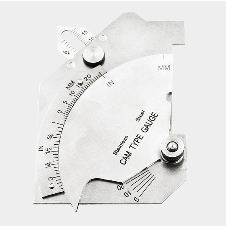 ELECTROPRIME MG-8 Cam-type Stainless Steel Fillet Weld Gauge Multi-function Welding Inspection Ruler