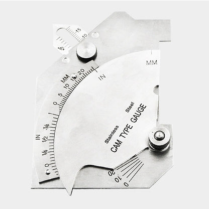 ELECTROPRIME MG-8 Cam-type Stainless Steel Fillet Weld Gauge Multi-function Welding Inspection Ruler