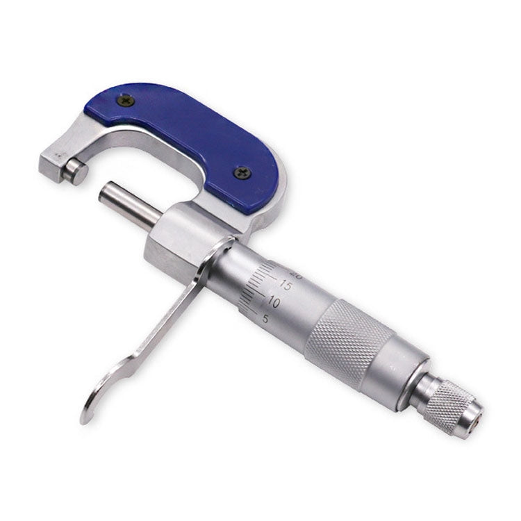 ELECTROPRIME Stainless Steel Screw Micrometer Outer Diameter Micrometer 0-25mm