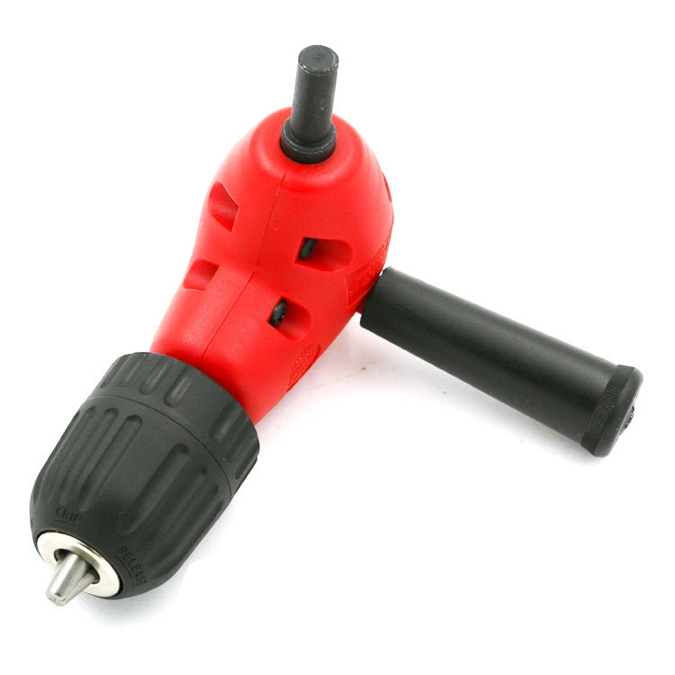 ELECTROPRIME Adjustable Switching Head Right Angle Drill Gripping with Triangular Handle, Circular Handle and Hex Shank