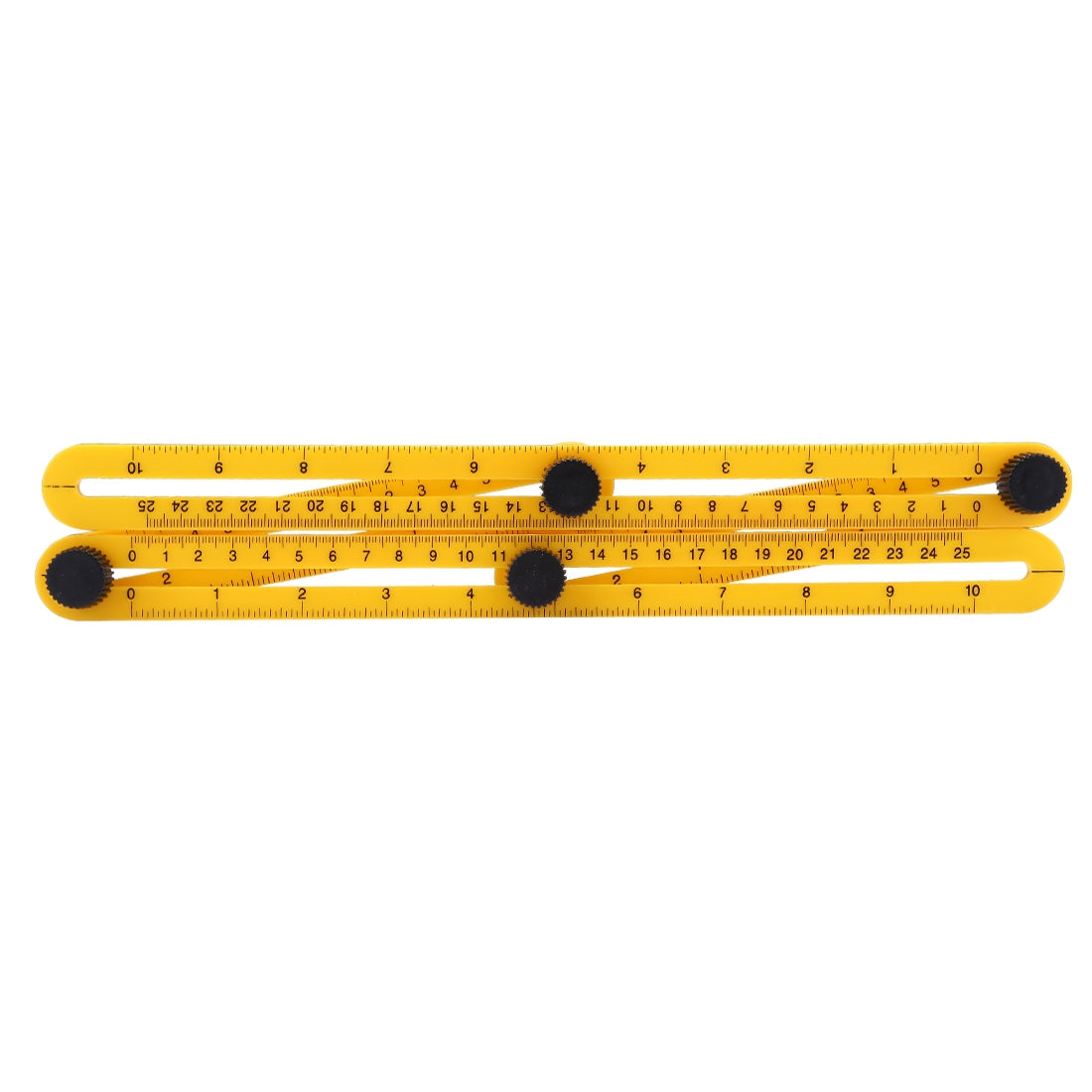 ELECTROPRIME DIY Four-sided Angle Measuring Ruler Layout Tool for Handymen, Builders, Craftsmen