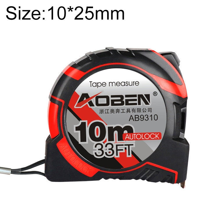 ELECTROPRIME Aoben Retractable Ruler Measuring Tape Portable Pull Ruler Mini Tape Measure, Length: 10m Width: 25mm