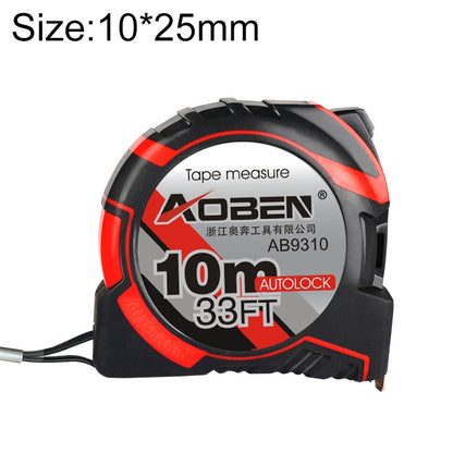 ELECTROPRIME Aoben Retractable Ruler Measuring Tape Portable Pull Ruler Mini Tape Measure, Length: 10m Width: 25mm