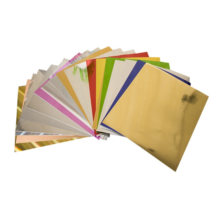 ELECTROPRIME 50pcs / Pack A4 Size Foil Papers, Random One Color Delivery