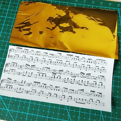 ELECTROPRIME 50pcs / Pack A4 Size Foil Papers, Random One Color Delivery