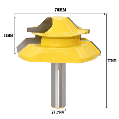 ELECTROPRIME 1/2 x 2-3/4 Shank Woodwork 45 Degree Engagement Tenon Cutter Blade Right Angle Accessories Knife Woodworking Tools