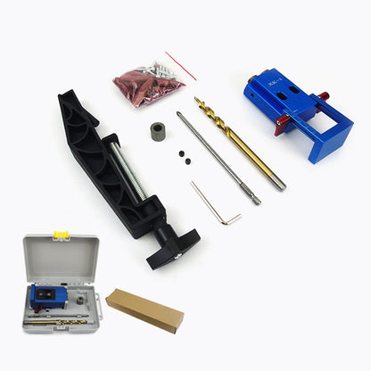 ELECTROPRIME XK-1 C Aluminum Alloy Woodworking Oblique Hole Locator Woodworking Punch Tool