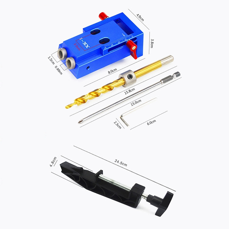 ELECTROPRIME XK-1 C Aluminum Alloy Woodworking Oblique Hole Locator Woodworking Punch Tool