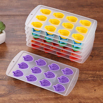 ELECTROPRIME Grape Shaped Silicon Ice Cube Tray / Ice Mold Random Color