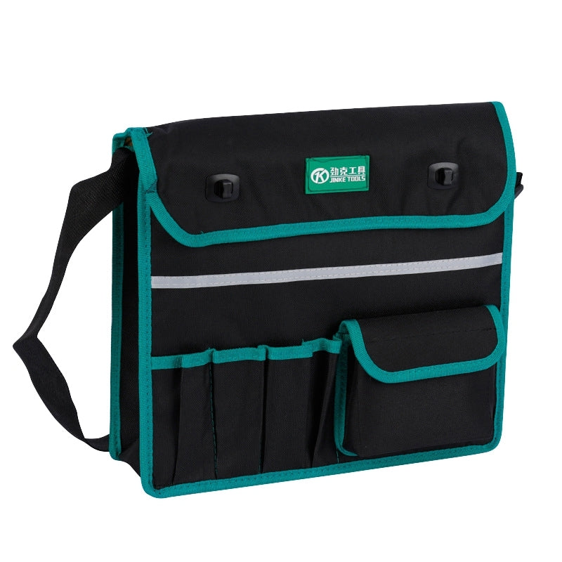 ELECTROPRIME 01 Type Multi-function Canvas Cloth Thickening Electrician Belt Pouch Maintenance Tools Shoulder Bag Convenient Tool Bag