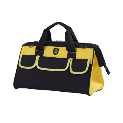 ELECTROPRIME Multi-function Oxford Cloth Electrician Belt Pouch Maintenance Tools Handbag Shoulder Bag Convenient Hardware Tool Bag, Size : 14 inch(Yellow)
