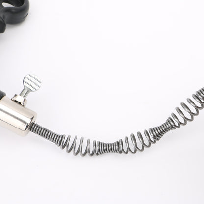 ELECTROPRIME 5m Metal Head kitchen Toilet Sewer Blockage Hand Tool Pipe Dredger Drains Dredge Pipes Sewer Sink Cleaning Clogs