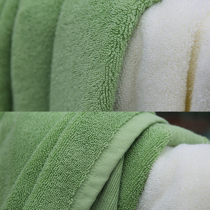 ELECTROPRIME Add Thick Add Large Pure Cotton Bath Towel, Size: 70*140cm (Navy Blue)