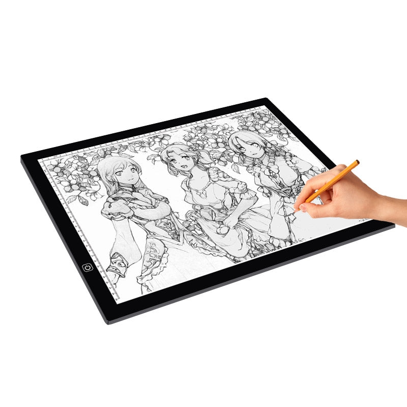 ELECTROPRIME A3 Size 8W 5V LED Ultra-thin Stepless Dimming for Acrylic Copy Boards for Anime Sketch Drawing Sketchpad, with USB Cable