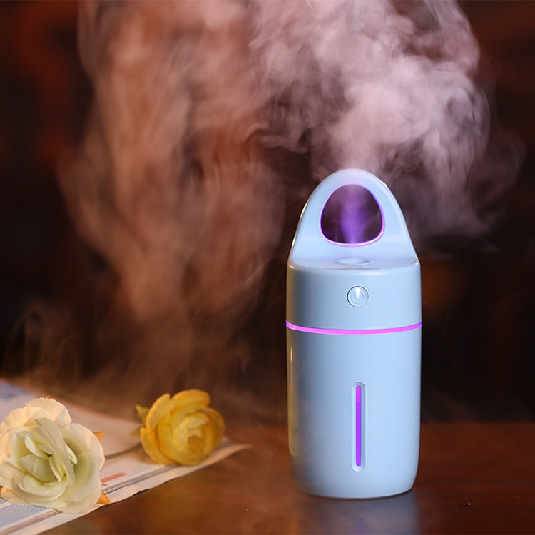 ELECTROPRIME 1.5W - 2W 175ml Mini Portable USB Negative Ions Humidifier Beauty and Water Supplement Instrument with Colorful LED Light(Blue)