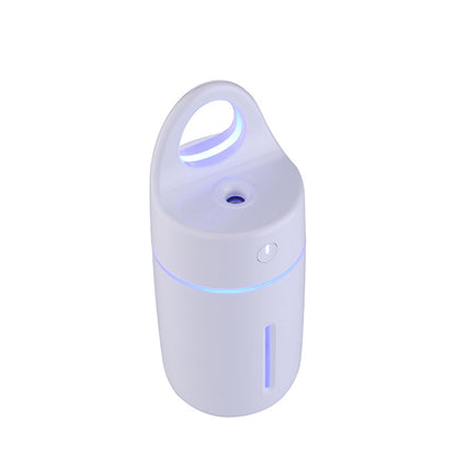 ELECTROPRIME 1.5W - 2W 175ml Mini Portable USB Negative Ions Humidifier Beauty and Water Supplement Instrument with Colorful LED Light(White)