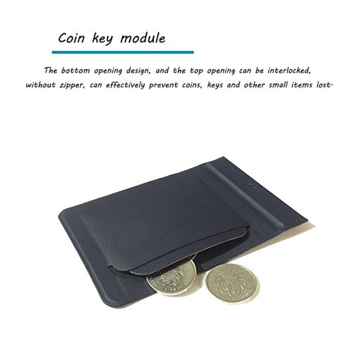 ELECTROPRIME MAG Creative Magnetic Detachable Modular Wallet(Dark Blue)