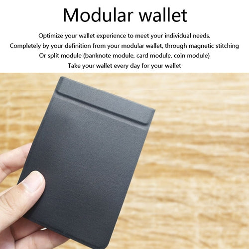 ELECTROPRIME MAG Creative Magnetic Detachable Modular Wallet(Grey)