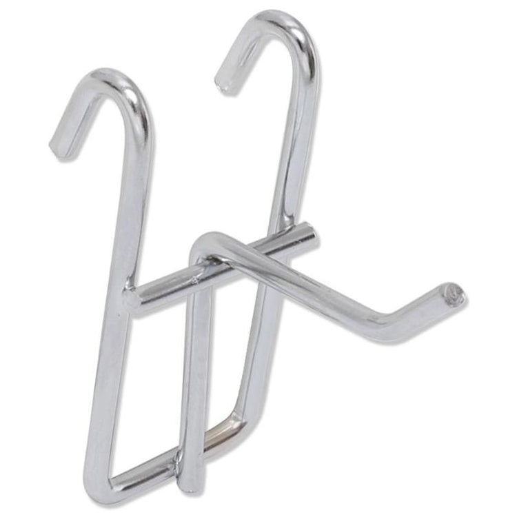 ELECTROPRIME 10pcs 3.5mm Supermarket Iron Grid Shelf Hook, Length: 5cm