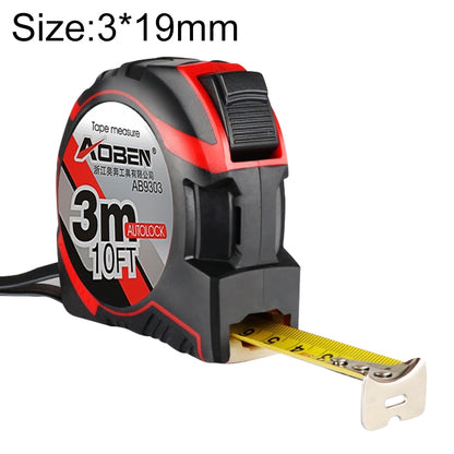 ELECTROPRIME Aoben Retractable Ruler Measuring Tape Portable Pull Ruler Mini Tape Measure, Length: 3m Width: 19mm