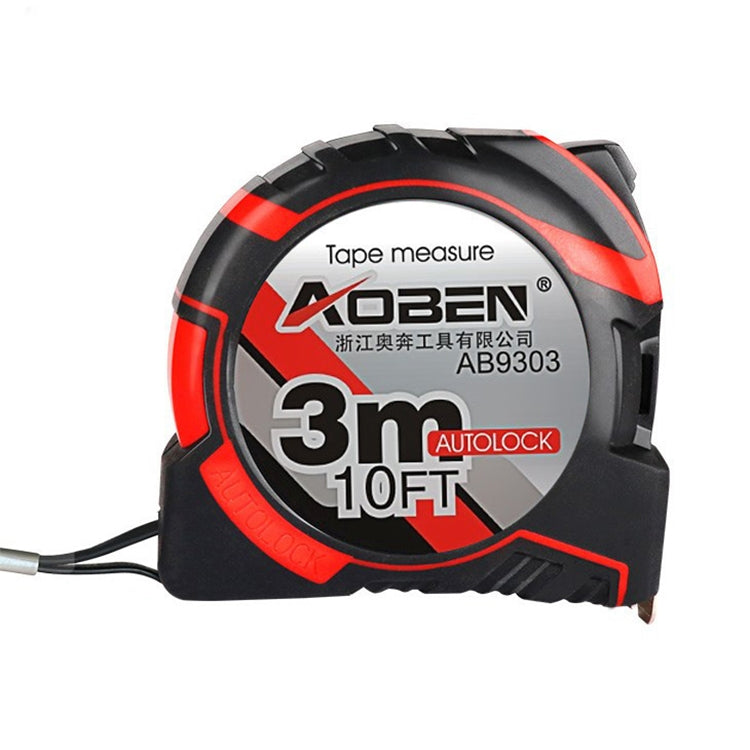 ELECTROPRIME Aoben Retractable Ruler Measuring Tape Portable Pull Ruler Mini Tape Measure, Length: 3m Width: 19mm