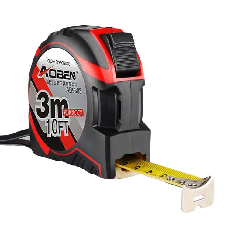 ELECTROPRIME Aoben Retractable Ruler Measuring Tape Portable Pull Ruler Mini Tape Measure, Length: 3m Width: 19mm