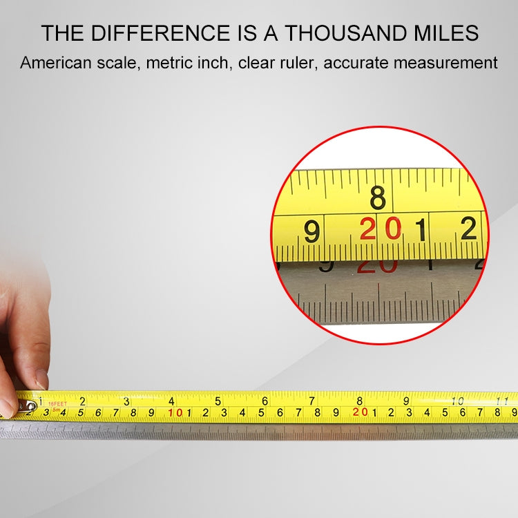 ELECTROPRIME Aoben Retractable Ruler Measuring Tape Portable Pull Ruler Mini Tape Measure, Length: 3m Width: 19mm