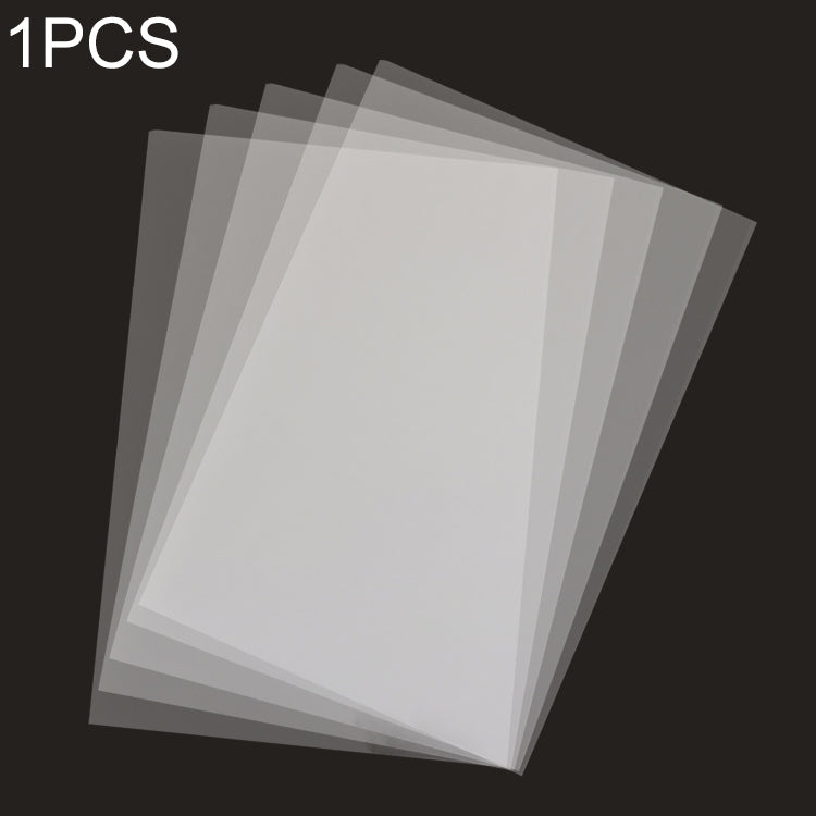 ELECTROPRIME Print Heat Shrink Film DIY Epoxy Print Paper Rubber Stamp Material Print Paper(Transparent)