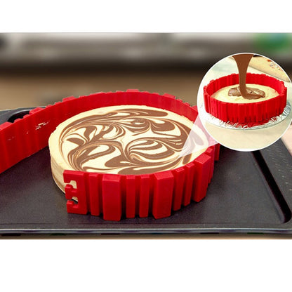 ELECTROPRIME Silicone Cake Mold Baking Tools DIY Multi-shape Cake Mold Kitchen Accessories,4 PCS DIY Cake Mold