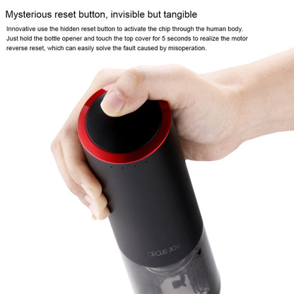 ELECTROPRIME Original Xiaomi Youpin CIRCLE JOY Automatic Rechargeable Electric Wine Bottle Opener(Black)
