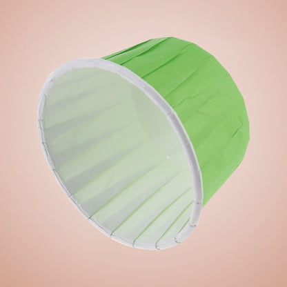 ELECTROPRIME 50pcs / Pack Round Lamination Cake Cup Muffin Cases Chocolate Cupcake Liner Baking Cup, Size: 5 x 3.8  x 3cm (Green)