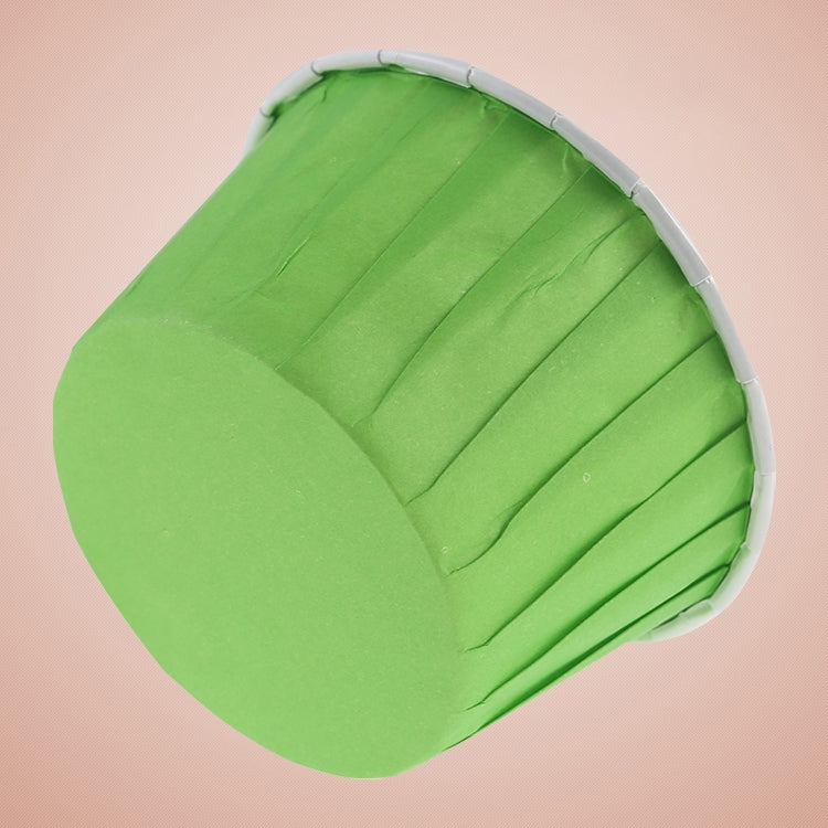 ELECTROPRIME 50pcs / Pack Round Lamination Cake Cup Muffin Cases Chocolate Cupcake Liner Baking Cup, Size: 5 x 3.8  x 3cm (Green)