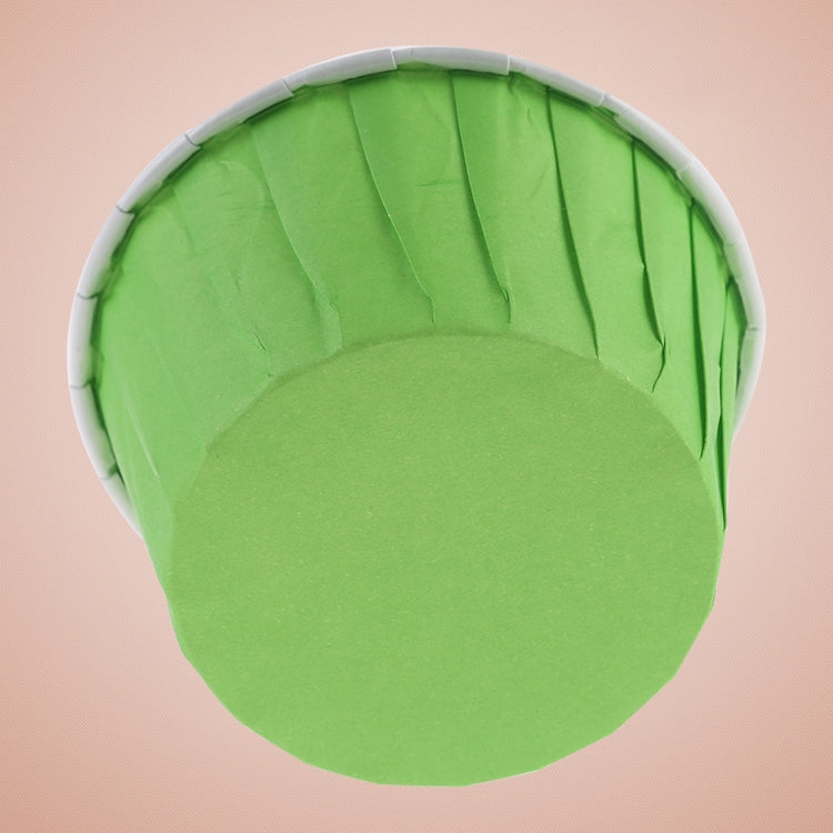 ELECTROPRIME 50pcs / Pack Round Lamination Cake Cup Muffin Cases Chocolate Cupcake Liner Baking Cup, Size: 5 x 3.8  x 3cm (Green)