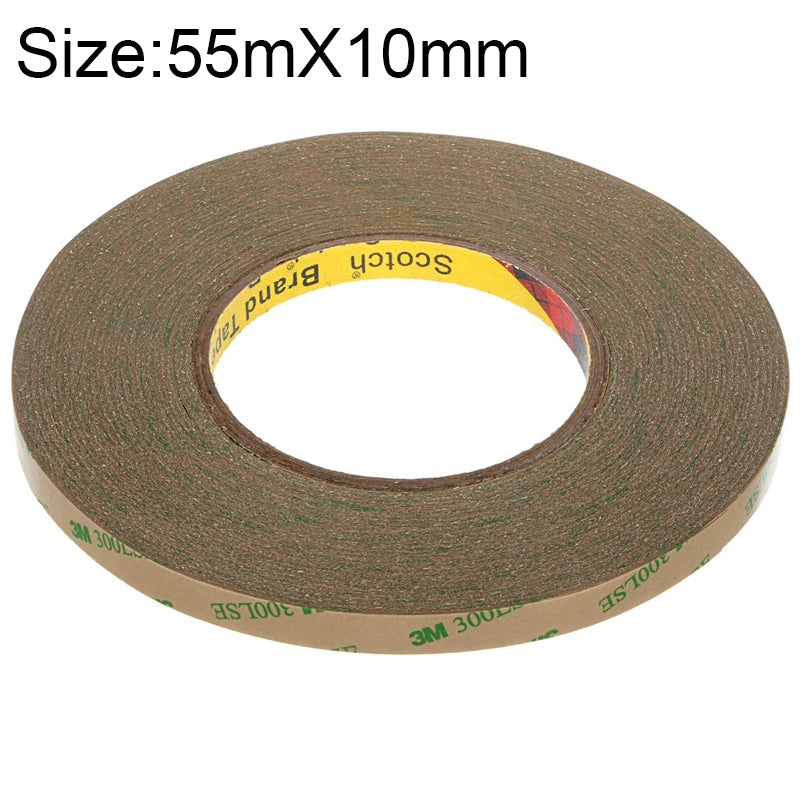 ELECTROPRIME Super Adhesive Ultra-thin Transparent and High-temperature Resistant Double-sided Traceless Tape, Size: 55m x 10mm