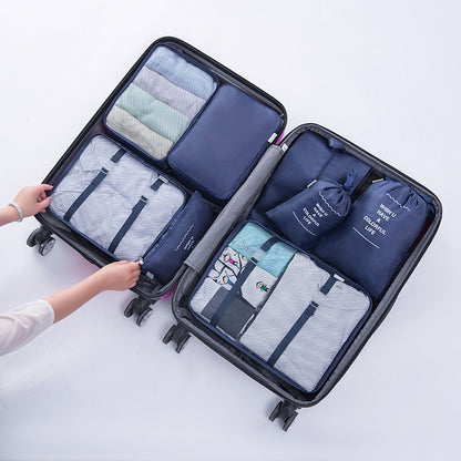 ELECTROPRIME Outdoor 8 In 1 Multi-function Portable Travelling Arrangement Storage Bags(Navy Blue)