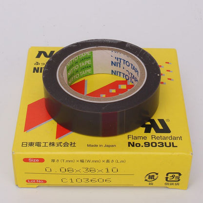 ELECTROPRIME NO.903UL 0.08mm Thickness NITTO DENKO Teflon High Temperature Tape for Sealing Machine , Size: 10m x 38mm