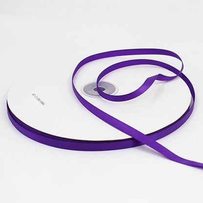 ELECTROPRIME High Density Polyester Hand Woven Ribbon, Size: 91m x 0.6cm(Dark Purple)
